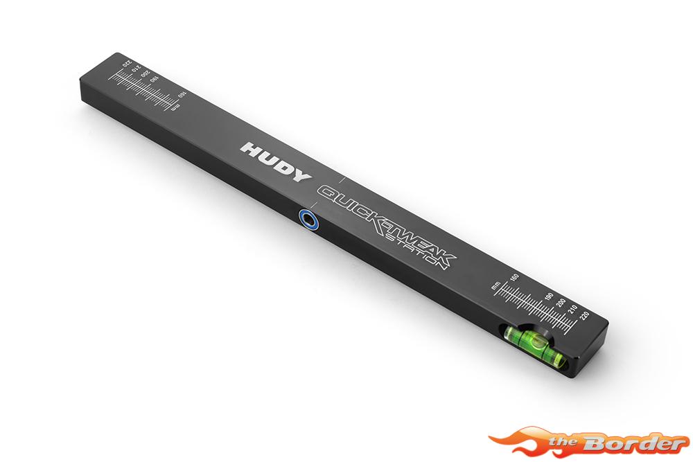 HUDY Alu Quick-Tweak Station Front Platform with Scale & Bubble 107940
