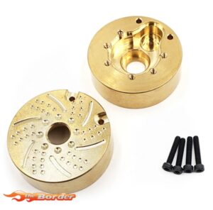 Yeah Racing Brass 118g Portal Cover Front or Rear 2pcs For Traxxas TRX-4 TRX4-054