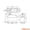 Savox Digital High Voltage Waterproof Jumbo Size Servo Metal Gear SW-0241MG - Afbeelding 3