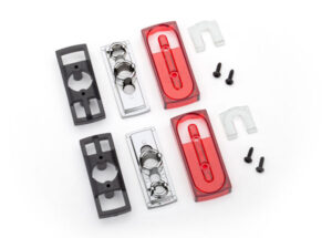 Traxxas Mercedes G500 Tail light lens (2) tail light housing mount (2) 8814X
