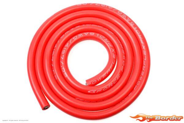 G-Force Ultra Flexible RED 8AWG Wire 1Mtr. GF-1341-010