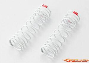 Traxxas Springs, front (white) (progressive rate) (2) (fits #5862 aluminum Big Bore shocks) 5860