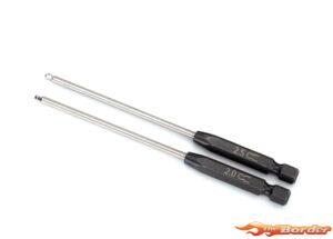 Traxxas Speed Bit Set hex driver 2-piece ball-end (2.0mm, 2.5mm) 1/4’ drive 8716