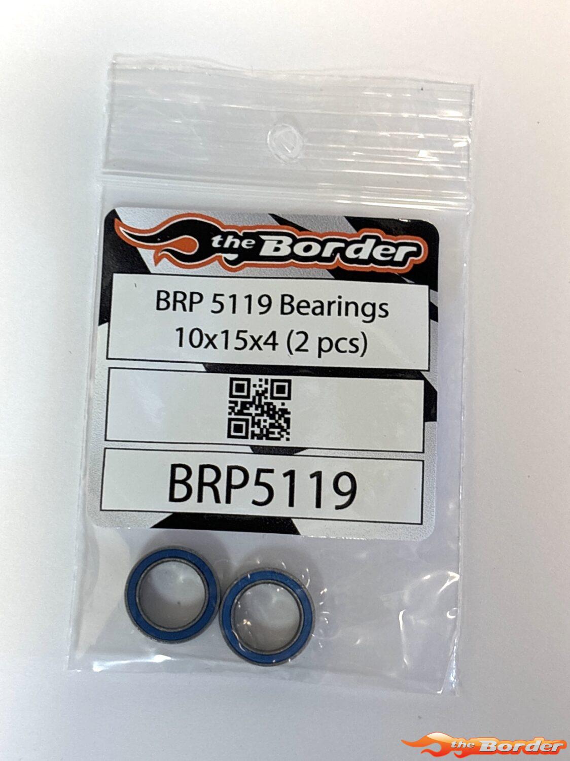 BRP Ball Bearings Blue Rubber Sealed (10x15x4mm) (2) BRP5119