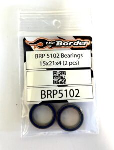 BRP Ball Bearings Rubber Sealed (15x21x4mm) (2) BRP5102