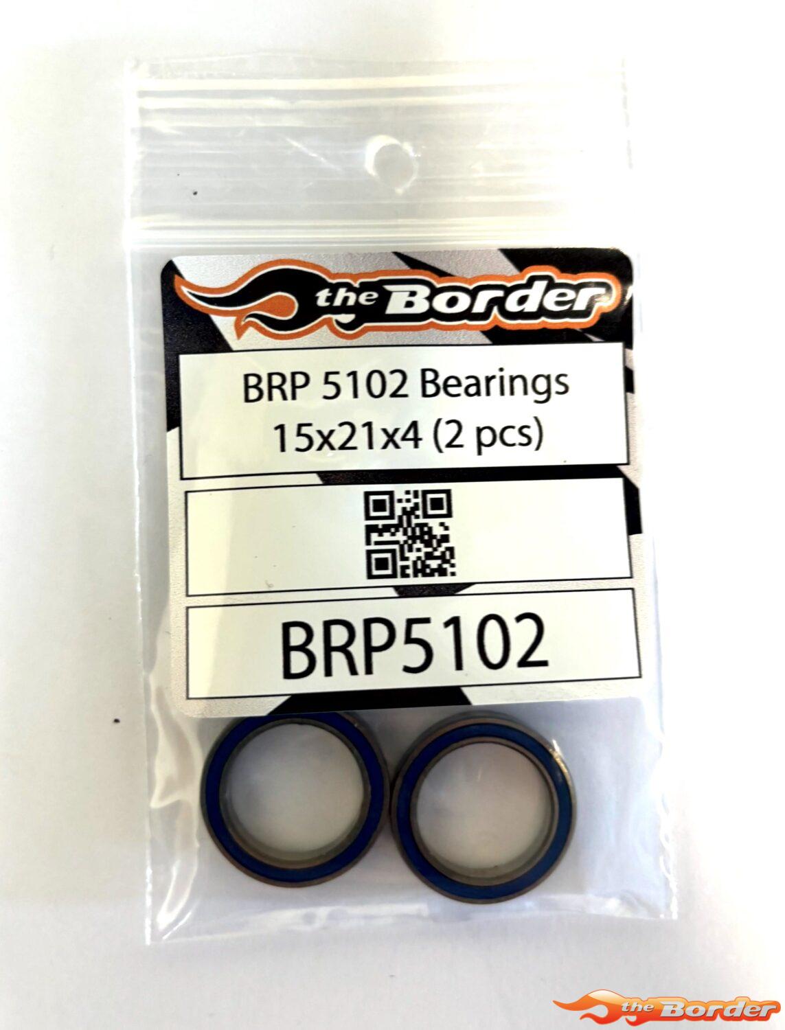 BRP Ball Bearings Rubber Sealed (15x21x4mm) (2) BRP5102