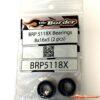 BRP Ball Bearings black rubber sealed (8x16x5mm) (2) BRP5118A