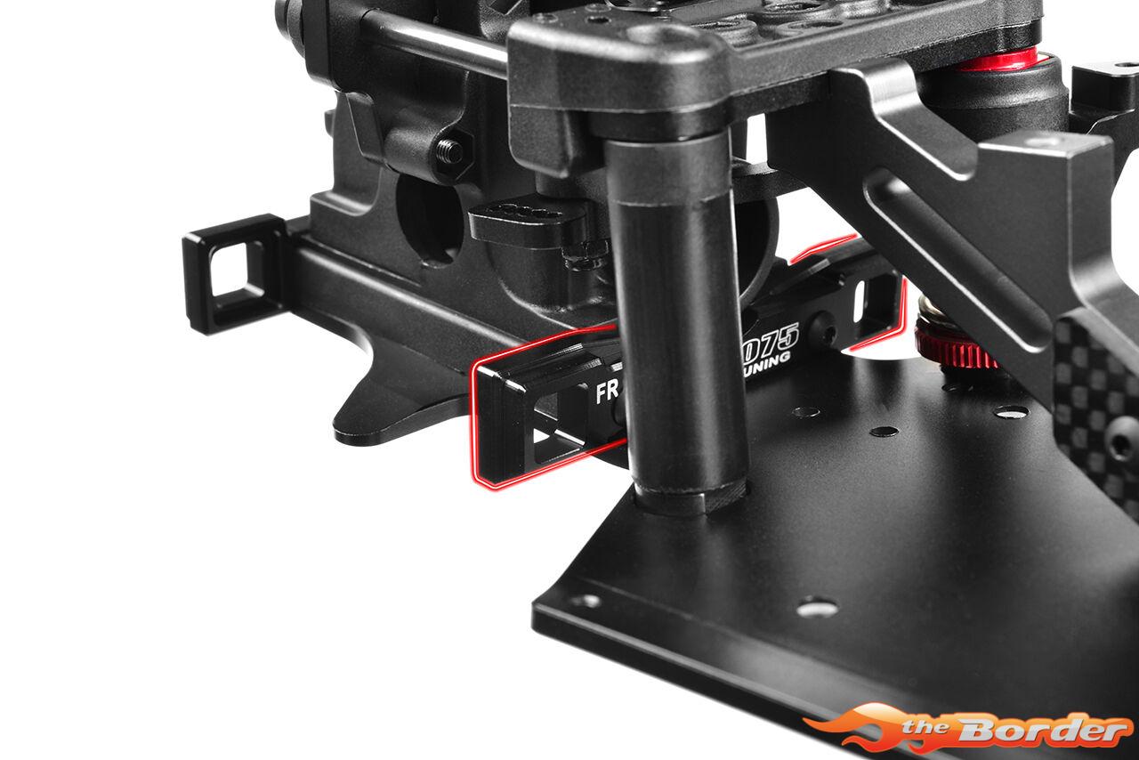 Corally Suspension Arm Mount PRO - FR-RE - Aluminum 7075 - 1pc C-00180-140 - Afbeelding 5