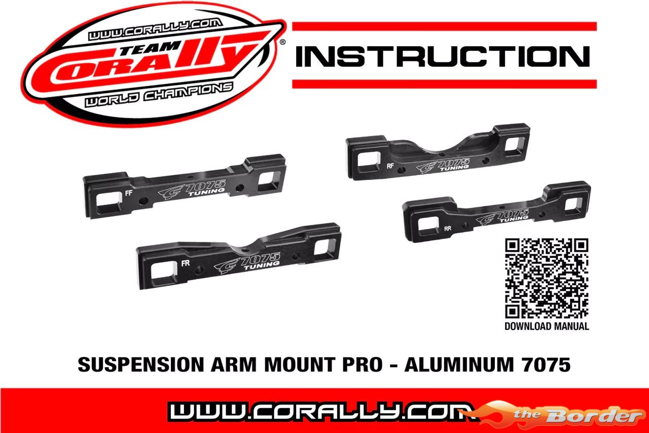 Corally Suspension Arm Mount PRO - RE-RE - Aluminum 7075 - 1 pc C-00180-142 - Afbeelding 6