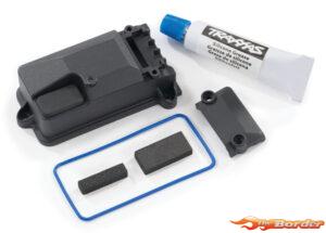 Traxxas Box receiver (sealed) wire cover foam pads silicone grease 8224X