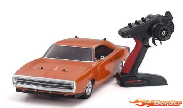 Kyosho 1/10 RTR 4WD Fazer Dodge Charger 1970 - Orange 34417T1B