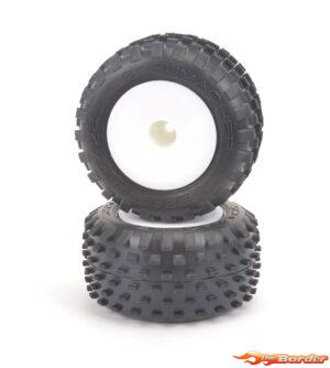 Schumacher Stagger Rib Yellow Truck Tyre Pre-Glued (2) U6877