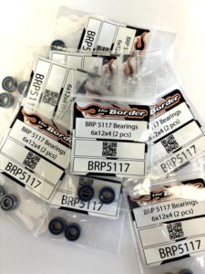 BRP Ball Bearings Blue Rubber Sealed (6x12x4mm) (2) BRP5117