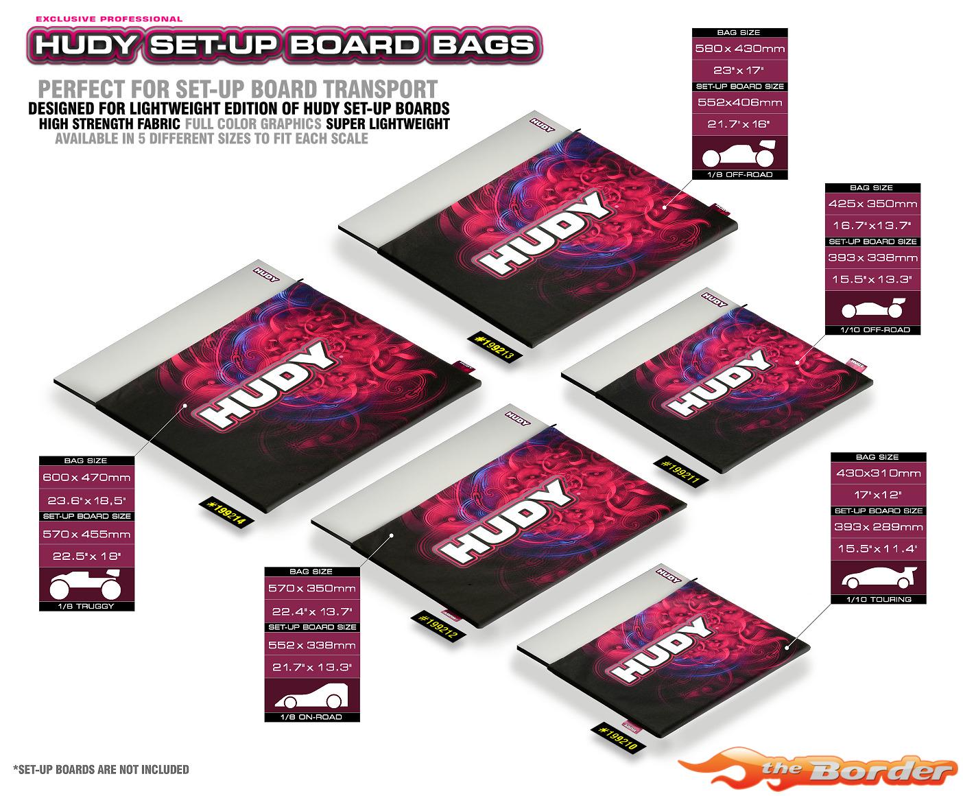 HUDY Set-Up Board Bag 1/8 On -Road 199212 - Afbeelding 3