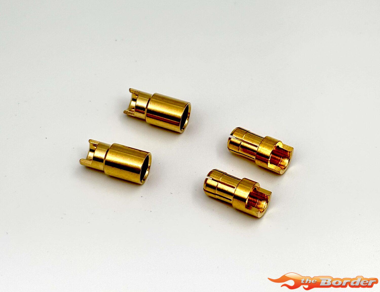 BRP 6.0mm Low Profile Gold Plated Bullet Plug (2pcs.) BRP1018