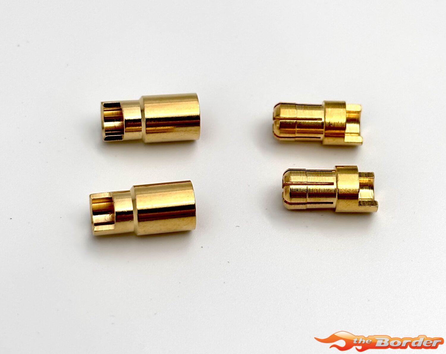 BRP 6.0mm Low Profile Gold Plated Bullet Plug (2pcs.) BRP1018