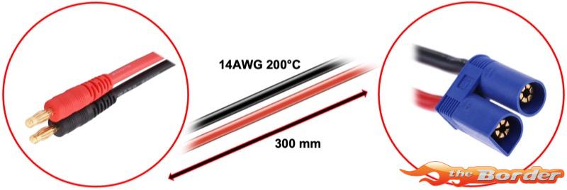 BRP Racing High Current Charge Cable EC5 Plug - Afbeelding 3