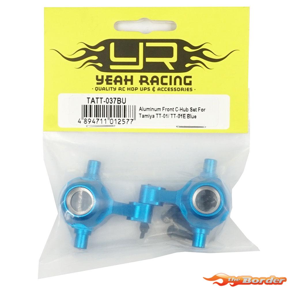 Yeah Racing Alum. Front Steering Knuckle Set For TT-01/-01E TATT-037BU - Afbeelding 3