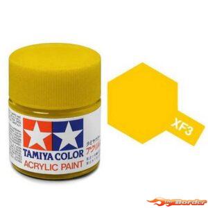 Tamiya Acrylic XF-3 Flat Yellow - 23ml Bottle 81303