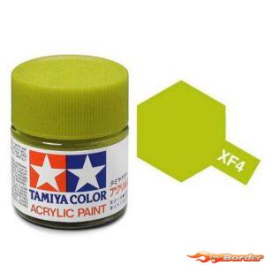 Tamiya Acrylic XF-4 Yellow Green - 23ml Bottle 81304