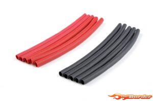 Corally Shrink Tube 2.4mm - Red + Black 10pcs C-50220