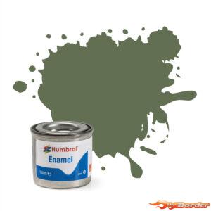 Humbrol #102 Army Green Matt 14ml Enamel Paint 1122