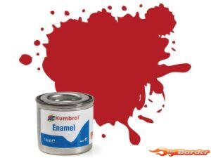 Humbrol #153 Insignia Red Matt 14ml Enamel Paint 1660