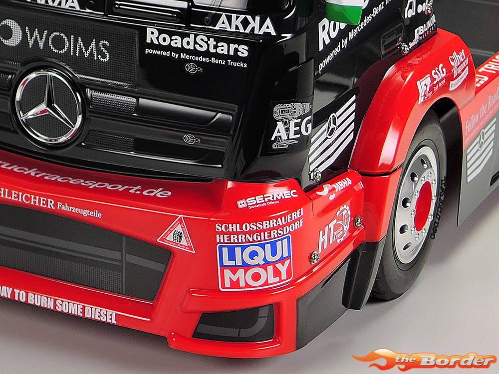 Tamiya 1/10 Bodyset Mercedes-Benz Actros MP4 Race Truck 51654 - Afbeelding 3