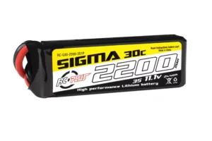 RC-Plus Sigma 3S 11.1V 2200mAh LiPo Battery 30C XT60 RC-G30-2200-3S1P