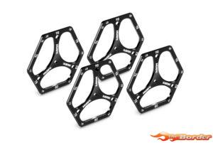HUDY Alum. Set-up Wheels For 1/10 Off-Road 108970