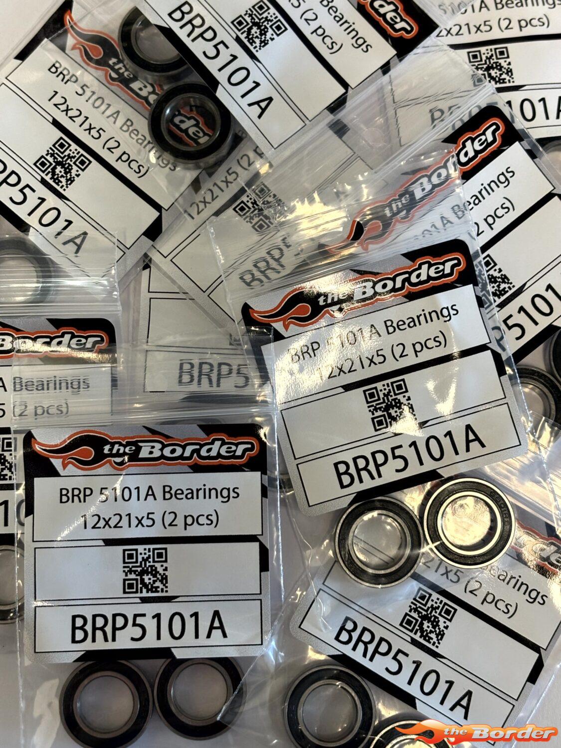 BRP Ball Bearings Black Rubber Sealed (12x21x5mm) (2) BRP5101A - Afbeelding 4