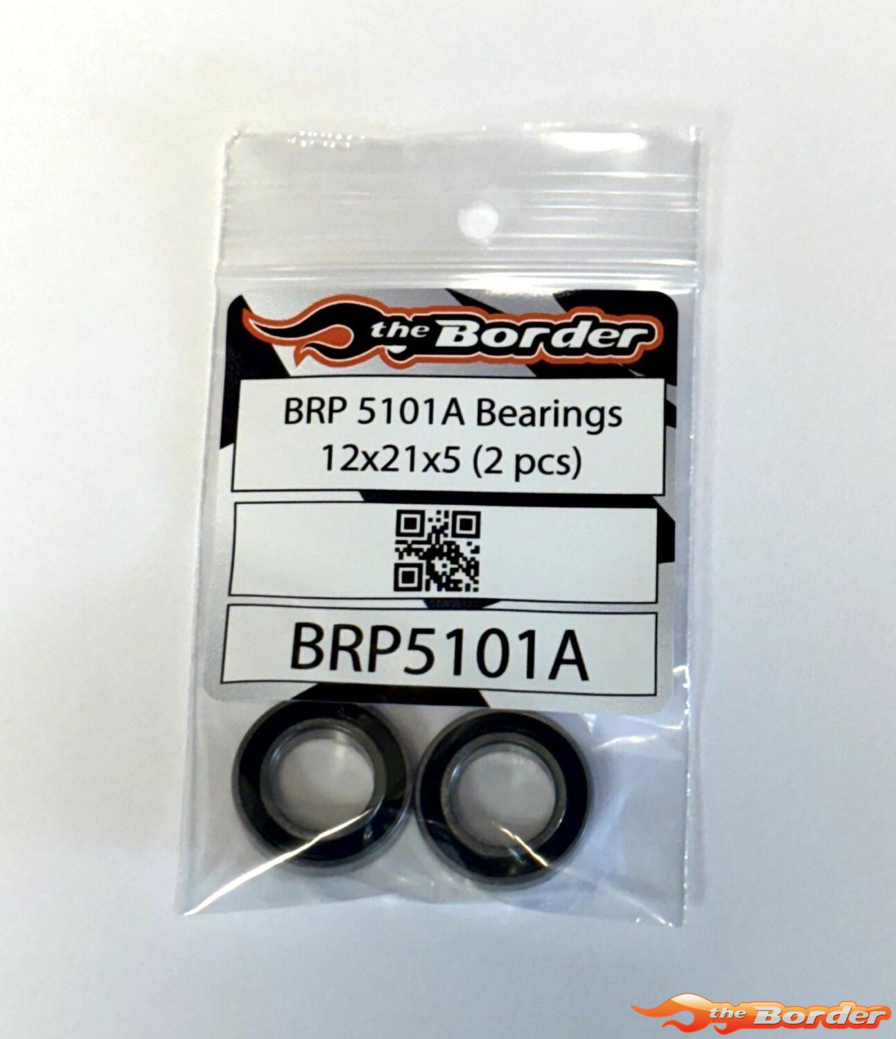 BRP Ball Bearings Black Rubber Sealed (12x21x5mm) (2) BRP5101A - Afbeelding 3