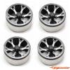 FasTrax 1.9” Heavy Duty 6-Spoke Alloy Beadlock Wheels (4) FAST0144