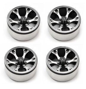 FasTrax 1.9” Heavy Duty 6-Spoke Alloy Beadlock Wheels (4) FAST0144