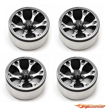 FasTrax 1.9” Heavy Duty 6-Spoke Alloy Beadlock Wheels (4) FAST0144
