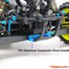 Tamiya TD4 Aluminium Rear Suspension Mount 22038 - Afbeelding 4