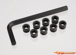Traxxas Pivot ball, Aluminum Caps 7033X
