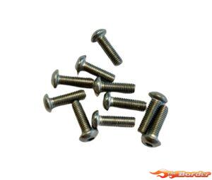 BRP Stainless Steel Screw 3x10 Hex Button Head (10) BRP310BHRVS
