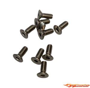BRP Stainless Steel Screw 4x10 Hex Countersunk (10) BRP410CSRVS