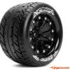 LouiseRC MT-Rocket Traxxas Stampede - 2WD Rear Wheels Black Glued LR-T3201SB - Afbeelding 3