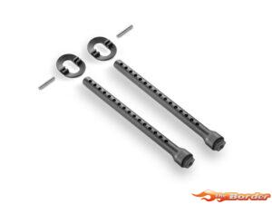 XRAY Composite Horizontal Rear Body Mount Post Set - Hard 301322-H