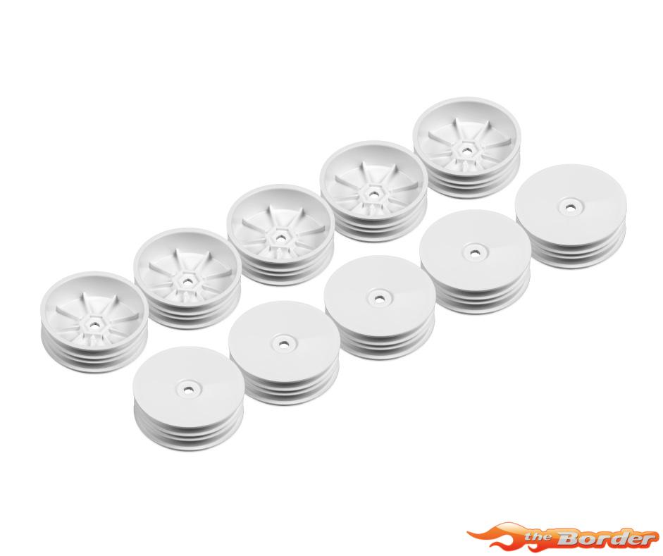 XRAY 2WD Front Slim Wheel Aerodisk w/Narrow Offset - White (10) 329904-M