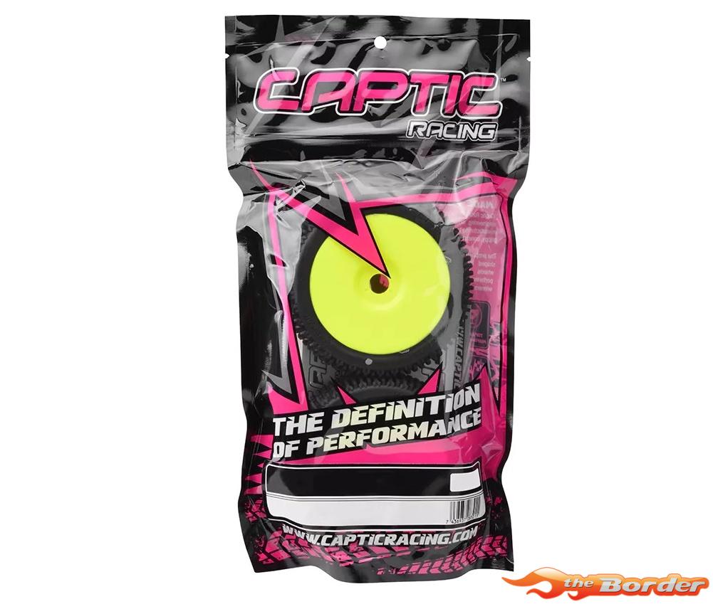 Captic Racing - KOSMIC - 1/8 Buggy Tires CR-3 (Soft) Yellow (2Pcs) CT-15001-3-Y