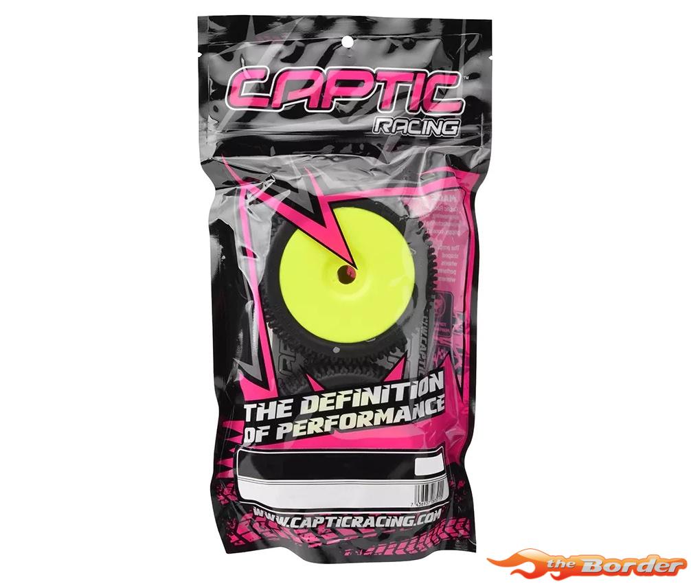 Captic Racing - S-CODE - 1/8 Buggy Tires CR-3 (Soft) Yellow (2Pcs) CT-15004-3-Y