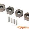 Traxxas Wheel Hubs 12mm Hex Steel (for 6mm Axles) for Extreme Heavy Duty Upgrade Kit (Hoss/Rustler4x4/Slash4x4) 9069 - Afbeelding 3