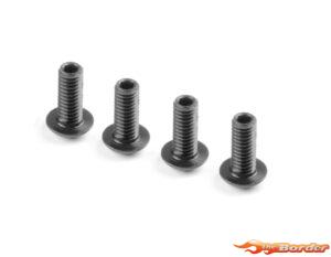 XRAY Hex Screw SH M4x10 w/Hex from Bottom (4) 902409