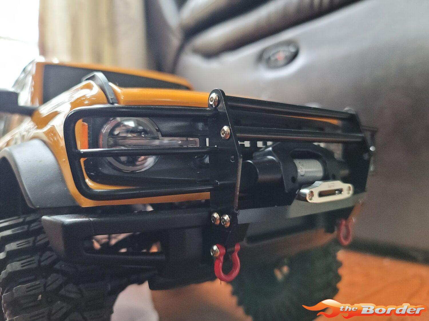 Yeah Racing Alum. Front Bumper for Traxxas Ford Bronco TRX4 2021 TRX4-101