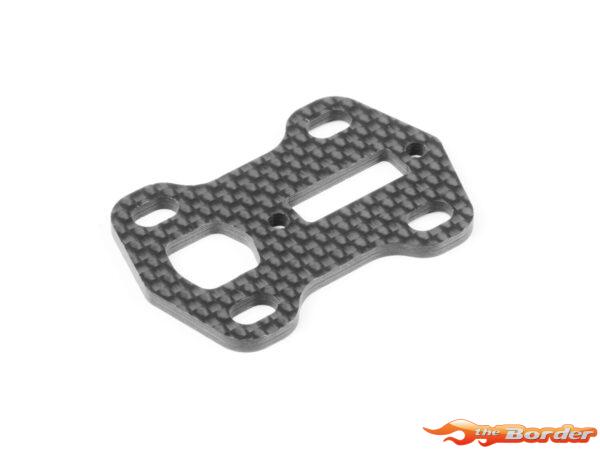 XRAY X1'23 Graphite Arm Mount Plate 2.5mm - Wide Track-Width 371069