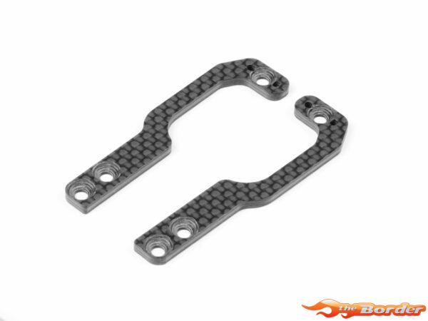 XRAY X1'23 Graphite Rear Wing Holder Side Plate 2.5mm (L+R) 373526