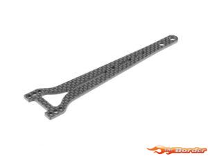XRAY X4F Graphite Upper Deck - Split Rear - 2.0mm 301076